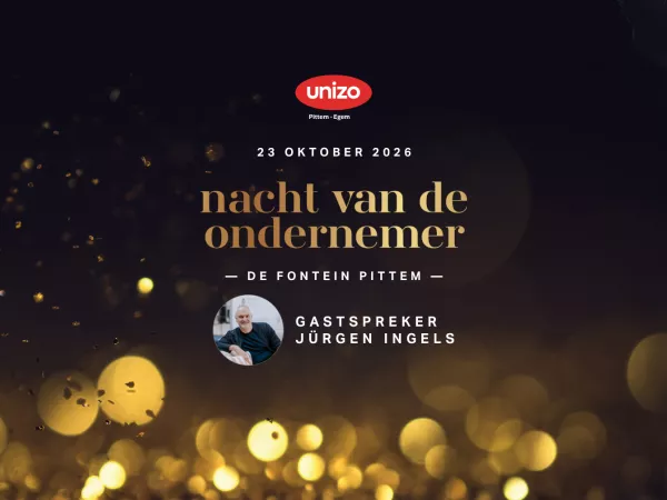 Unizo Pittem - nacht van de ondernemer met Jürgen Ingels